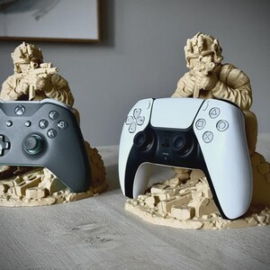 3D Printed Special Ops Soldier Game Controller Stand Xbox Ps5 - 3D Printed Figurine