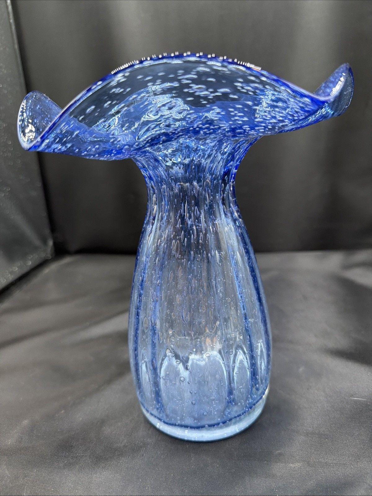 Vintage Blenko Glass Vase - Etsy