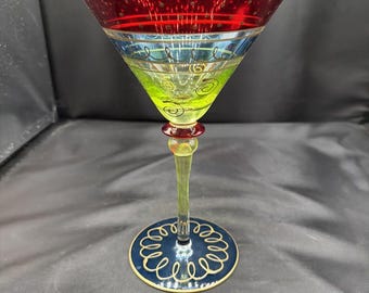 Pier 1 "P1C7" 8 Inch Martini Glass