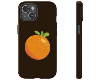 Funda para iPhone con diseño de cítricos naranjas / Diseño protector de doble capa