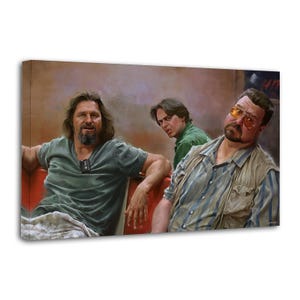 Canvas The Big Lebowski: poster woonkamermuur