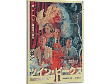 Póster en lienzo de Twin Peaks Fire Walk With Me – Arte cinematográfico de David Lynch