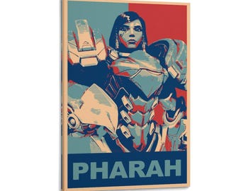 Overwatch Pharah Painting On Canvas Wall Art Poster Picture Print Living Room Walls Decor Home Posters