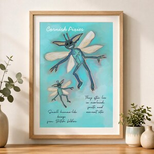 Cornish Pixie - Konsttryck A4