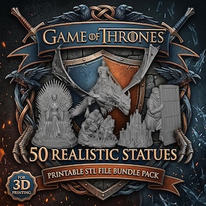 50 3D-utskrivbara STL-filer med Game of Thrones-tema!