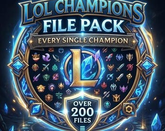 League of Legends 200+ Inspired 3d STL file bundle EVERY CHAMPION included