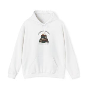 Book Stack Graphic Hoodie | Book Lover, Cozy Reader