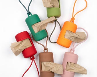 Portable Dog Poop Bag Holder – Lightweight Leash Attachment