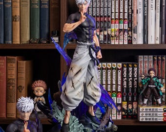Gojo Satoru Action Figure: Jujutsu Kaisen Resin Statue, Hand-Painted Anime Model