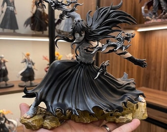 Ichigo Mugetsu Bleach Anime Figure, Final Getsuga Tensho Statue, 23cm Resin PVC Collectible