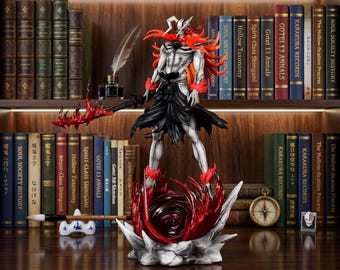 Bleach Vasto Lorde Ichigo Figure | 30cm PVC GK Anime Statue, Dark Collectible