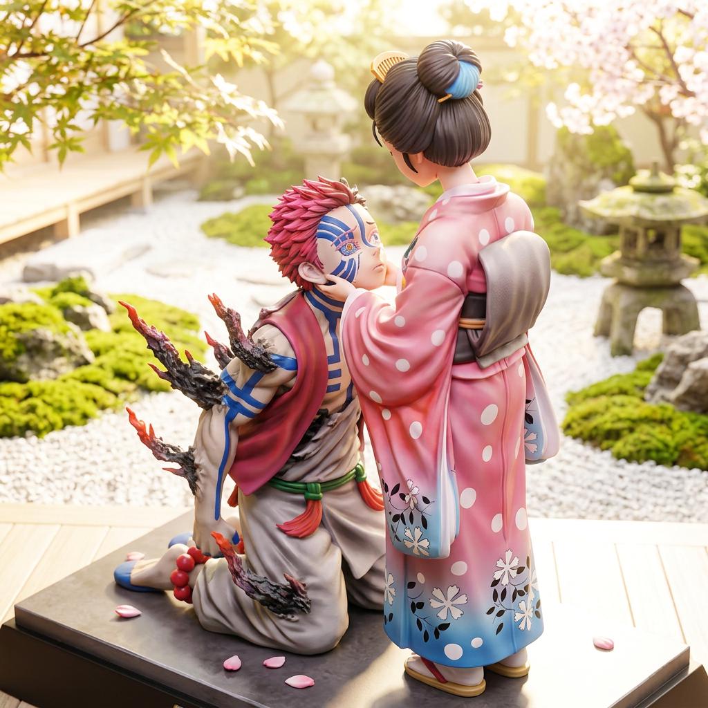 Akaza and Koyuki Figure - Etsy UK