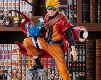 Naruto Uzumaki Sage Mode Rasengan Figure: Shippuden Anime Collectible Statue Toy