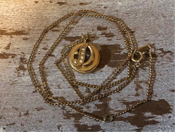 Three Pendant Necklaces Monogram/Initial D Cute L… - image 5