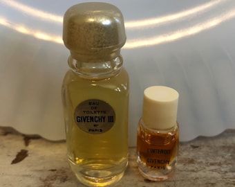 Givenchy III + L'interdit Perfumes Mini Sample Lot Paris Perfume
