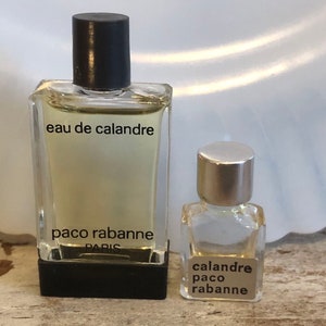 Vintage Paco Rabanne Eau De Calandre Mini Travel Perfume Lot