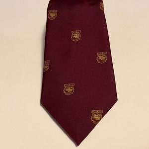 1990 Necktie Loyal Order of Moose 25 Club Tie 50th Anniversary Vintage Tie