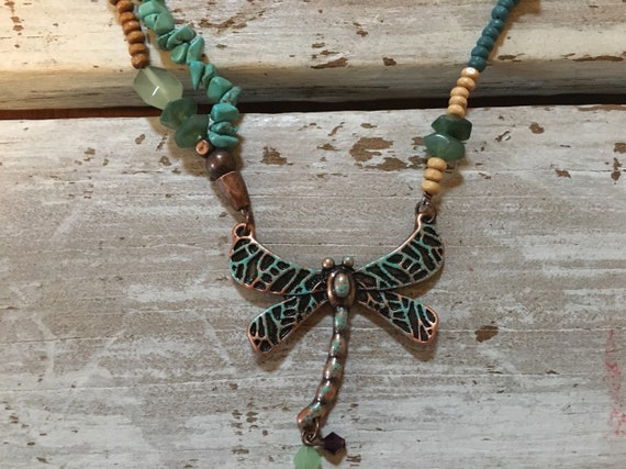 Dragonfly Necklace Joy Light Transformation Faerie