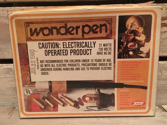 wood burning kit toy