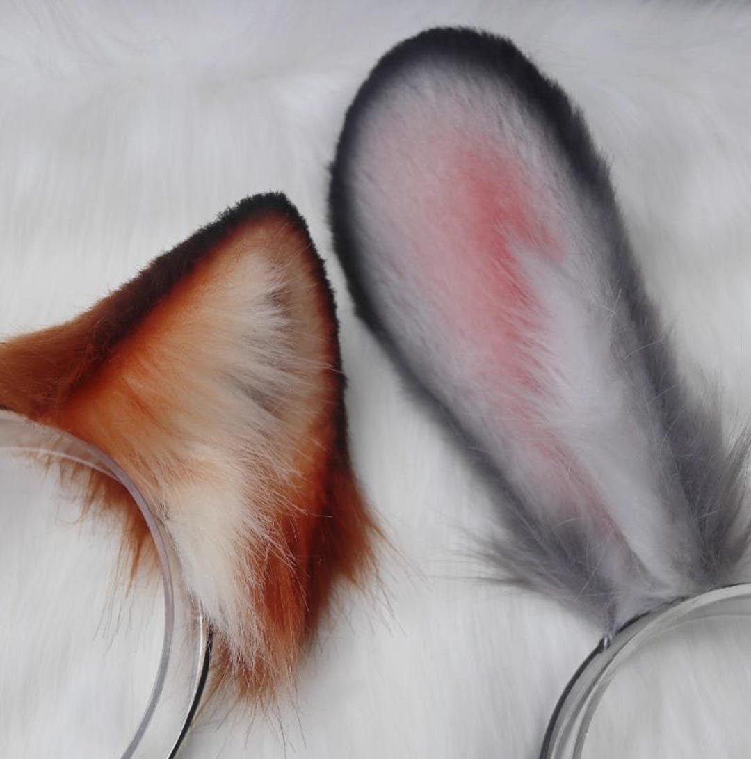 Nick & Judy Ear and Tail Set | Zootopia Inspired Cosplay | Handmade ...