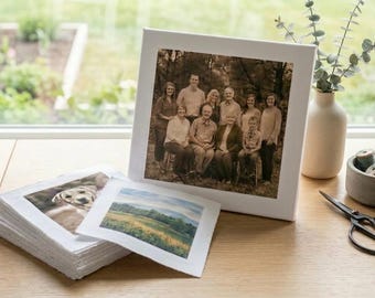 Personalized Custom Photo Prints on 100% Cotton Fabric for Quilts & DIY Projects