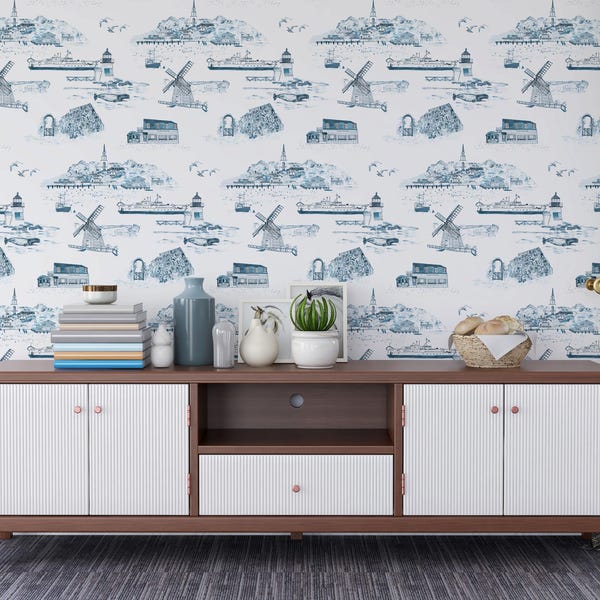 Wallpaper Nantucket - Etsy