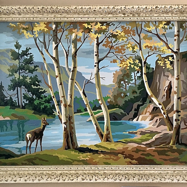 Paint by Numbers Vintage Etsy