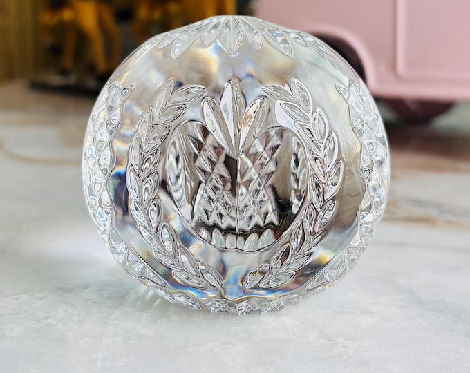 Waterford Crystal Times Square Ball Drop 2001 Paperweight