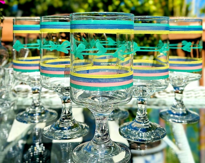 Caleca Goblets in "Carousel" *sold separately