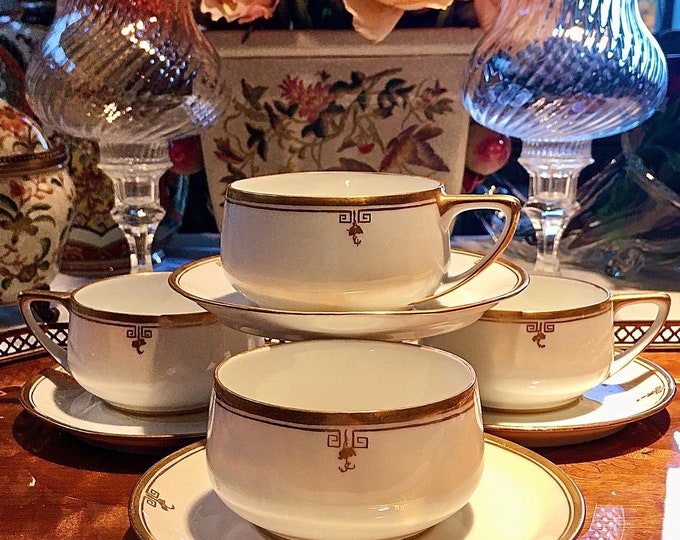 Rosenthal “Donatello” Squat/Flat & Saucer’s For 4