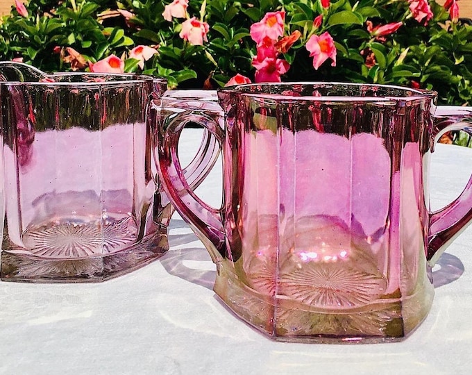 Bartlett and Collins Plum Sugar & Creamer Set