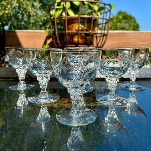 Tiffin Franciscan “Pomona” Oyster/Fruit Cocktail *Set of 6