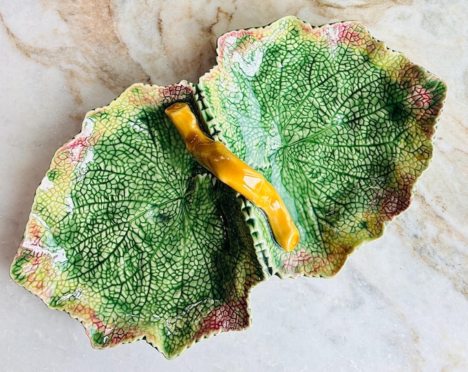 Bordallo Pinheiro Autumn Leaves Handled Platter