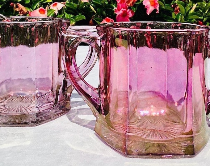 Bartlett and Collins Plum Sugar & Creamer Set
