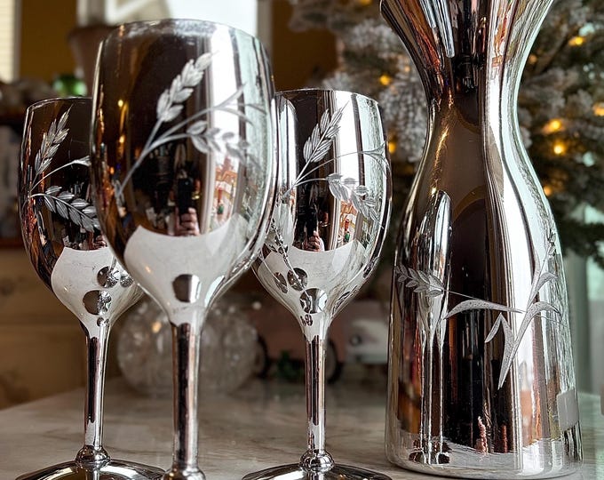 Vintage “Candlelite Crystal”, by Mueller Glass *Set of 3