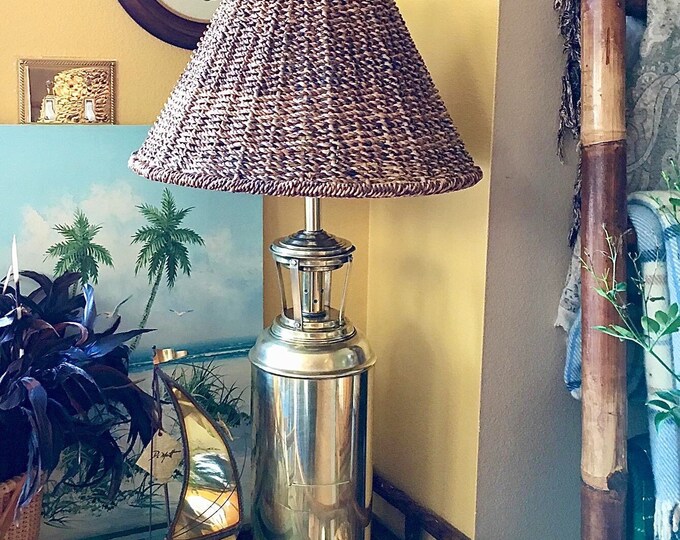 Antique Brass Ship Lantern Lamp