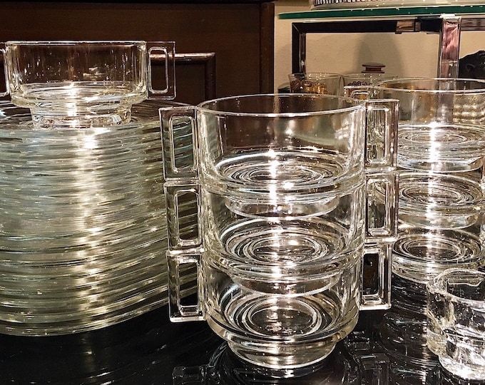 Joe Columbo Mid-Century Italian Glassware