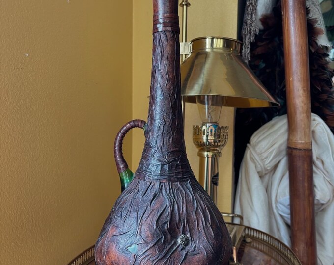 Mid-Century Italian Leather Wine Jug/Ewer