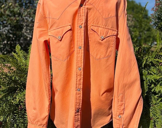 Ralph Lauren RL WESTERN Salmon Western Shirt Men’s M