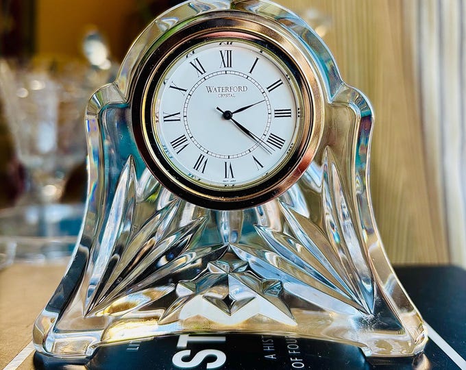 Waterford Crystal Heritage Abbey Clock