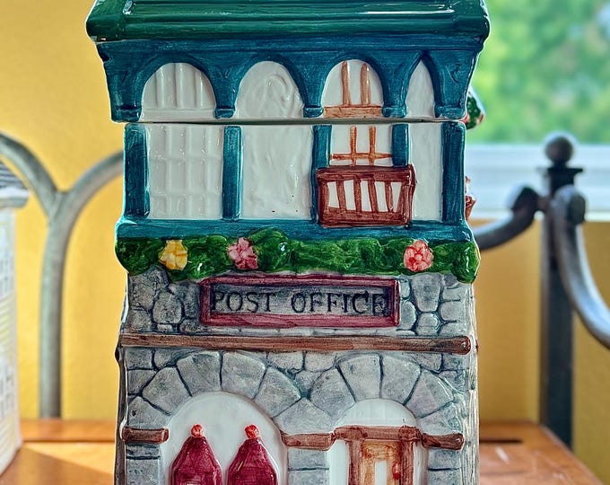 Cottage Canister "Post Office" by Vintage Mercuries