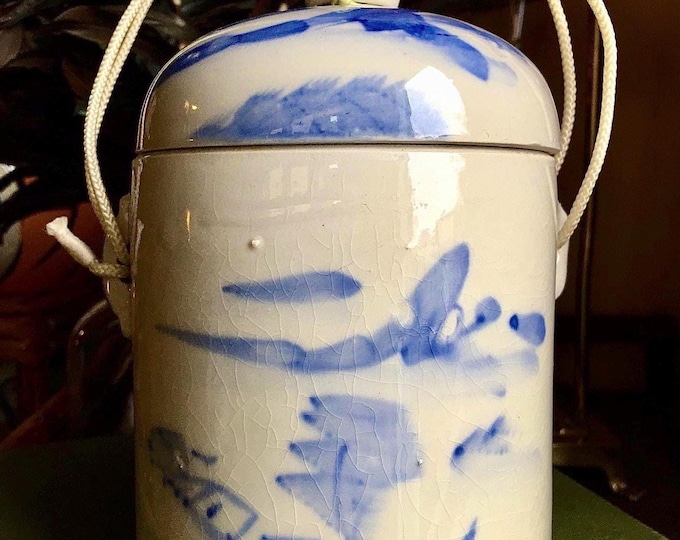 Chinoiserie Primitive Tea Canister