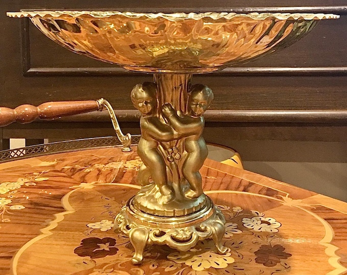 Antique French Ormolu Cherub Tazza