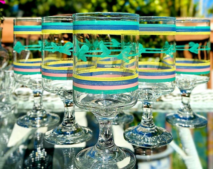 Caleca Goblets in "Carousel" *sold separately