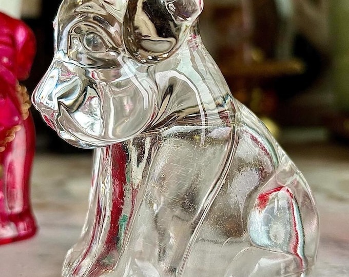 Federal Glass 1920’s Souvenir Dog Candy Holder *Each sold separately