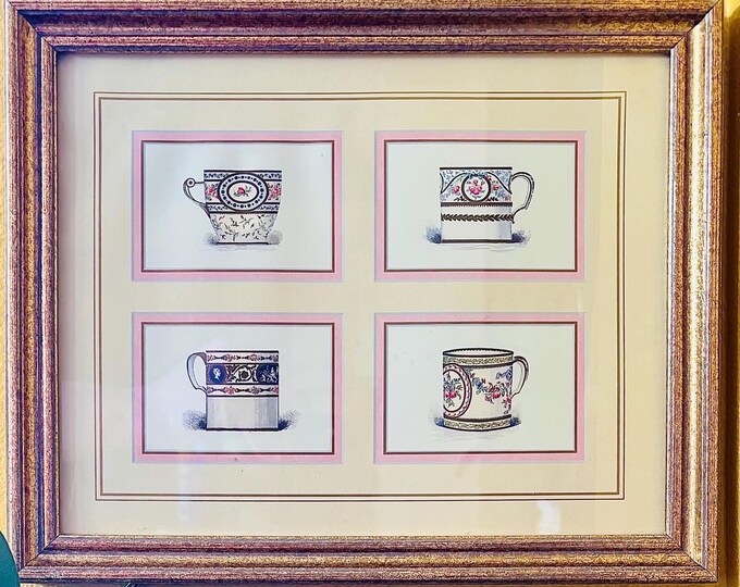 French Sevres Teacup Print by Felix Rosenstiels Widow and Son of London
