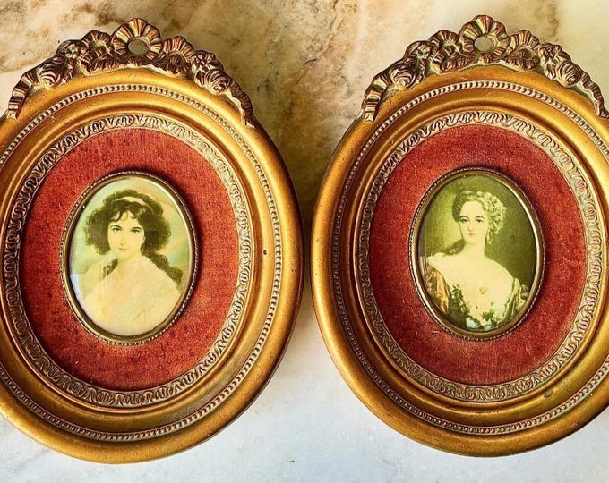 Antique Cameo Portraits *Each sold separately