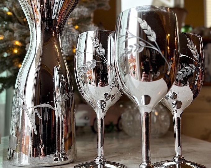 Vintage “Candlelite Crystal”, by Mueller Glass *Set of 3