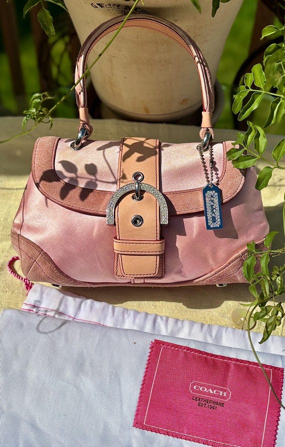 バッグ Rare COACH Patchwork Mini Bag Pink Coach | Bags | Coach Pink Patchwork Bag Mini Demi Hobo