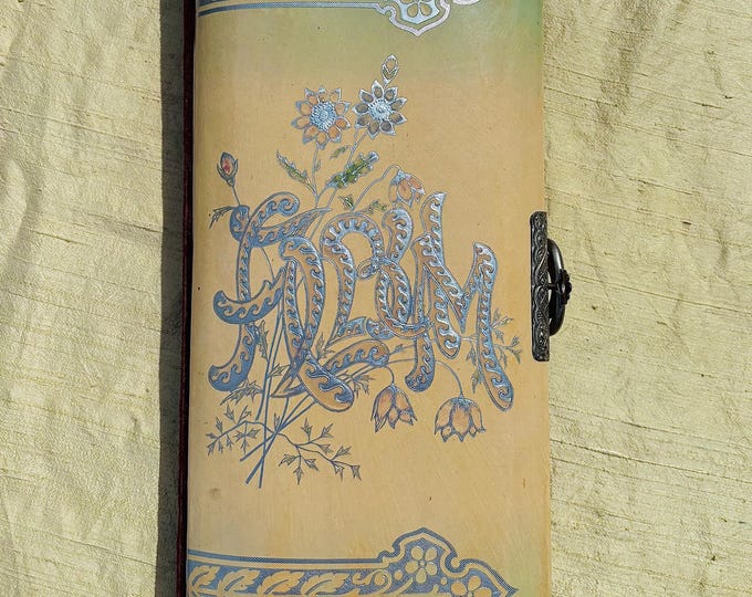 Antique Victorian Large Photo Album Circa 1800's